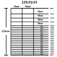 Vidaxl clôture de jardin acier galvanisé 50x1,25 m argenté 149504_3