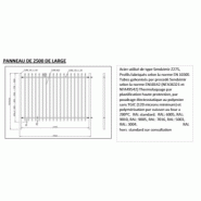 Clôture industrielle - panneaux en fils d'acier soudés - pour bâtiments industriels et résidences_3