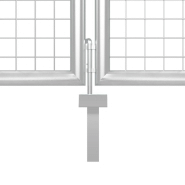 Vidaxl portal de jardin maille argenté 500x175 cm acier galvanisé 154558_3