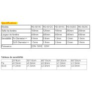 Hd-w801 - détecteurs de métaux industriels pour textiles - Haida - poids : 175 kg_3