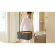 Panier à linge pliable Brabantia - 40 litres - Pepper Black - Stockage facile et compact_3