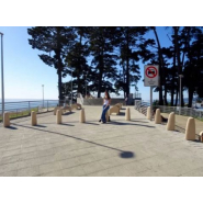 Borne en Béton Pausista - 28 x 27 x 71 cm - 66 kg - Ciment Green Seal - Réduction CO2_3