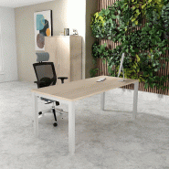 Bureau Professionnel Tempo Mobel Linea. - 120, Alu, Acacia clair, Non_0