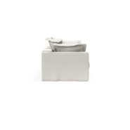 INNOVATION LIVING - Canapé design Pascala convertible lit 200x140 cm - Tissu Vivus Dusty Off White - Élégance et durabilité_3