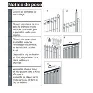Lattes pour grillage occultant avec design ergonomique