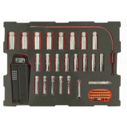 Jeu d'outils MRO dans mallette rigide à usage intensif avec roulettes - 195 pcs - 4750RCHDW02FF1_3