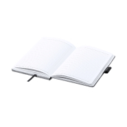 Porte-documents avec chargeur rapide sans fil intégré 10W - Bloc-notes A5 en polyester RPET avec 80 feuilles_3