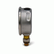 G2535SL, Manomètre, 63 mm Face, Raccord vers le bas, Glycerine Filled, 700 bar pression maximale_3