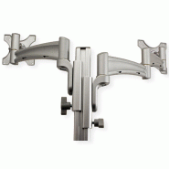 VALUE Bras double LCD, 4 points, fixation sur table, réglage séparé en hauteur_3