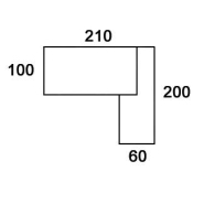Bureau WOODY Manager neuf - L210 x P100 x H72,5 cm - console retour à droite - pieds carbone - plateau imitation Chêne clair - résistance au feu M3 - certification PEFC_3