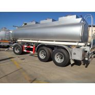 Remorque citerne 17000 L - Xiamen Sunsky Trailer Co., Ltd - 3 compartiments - Acier doux Q345B - Essieu Fuwa 13T_3