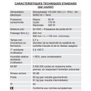 Couloir sécurisé de passage - automatic systems - puissance consommée : repos 50 w - slim940_3