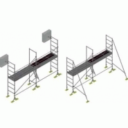 Échafaudage façadier DCM 49 - Dacame France SAS - Tubes d'acier ø 48 mm - galvanisé à chaud_3