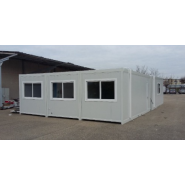 Bâtiment modulaire 6036 x 2436 x 2930 - Structure galvanisée juxtaposable, superposable R+2 - BTS / OSR 15 RT 2005_3