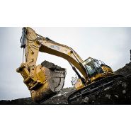 Godet d'excavation à usage normal avec lame de nivellement - caterpillar finance france - 1 200 mm (47 in) - capacité 1.29 m³_3