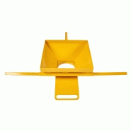 Station de vidange 950 mm vanne guillotine ø200mm pour big-bag