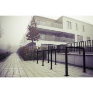 05.024 - Arceau urbain Porta ZANO en acier ou inox - Hauteur 80 cm - Design classique et sobre_3