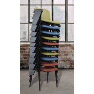 Chaise avec tablette écritoire - Design empilable pour espaces de conférence et formation - OSLO_3