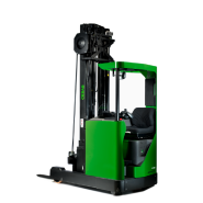 Chariot à mât rétractable R200 pour la manutention de charges à très grande hauteur en Isère et Rhône   -  disponible en achat neuf et en location de courte à longue durée_3