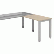 Bureau individuel avec retour So Vicar réglable en hauteur_3