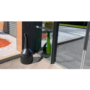 Cendrier sur pied Olbia en PEHD - Résistant UV, intempéries, rouille et chocs - Capacité 15L / 6 500 mégots_3