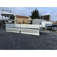 Remorque plateau Humbaur HT 356225 GR - 2 essieux, ridelles alu, roues dessous_3