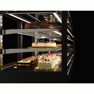 Vitrine réfrigérée INTEGRA basse sur base - 1200 mm - 1 niveau - H1150 mm - IN120/20-115 | Sayl Barcelona_3