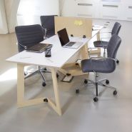 Bureau droit en bois démontable - Karya - Design simple et modulable - Connecteurs PlayWood™_3