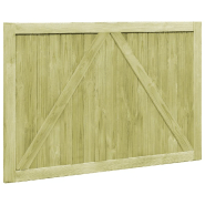 Vidaxl portillons de jardin 2 pcs bois de pin imprégné 300x100 cm 45339_3