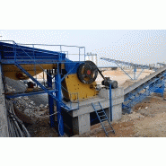 Concasseur primaire et secondaire pour travaux de concassage de pierre_3