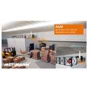 Générateur d'air chaud AGM pour séchage industriel - Puissance 43 à 145 kW, débits et pressions adaptés_3