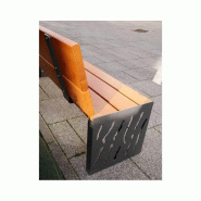 Banc bois et acier Venise_3