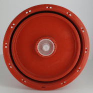 Couvercle Schütz Ø225 rouge agréé UN + bonde 2