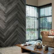 Wallart planches d'aspect de bois chêne de bois de grange gris cendre 432699_3