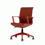 Fauteuil de Bureau Izao : Design Contemporain et Ergonomie Intuitive - Terracotta - SM1_3