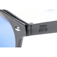 Lunettes de soleil en RPET - verres métalliques - protection UV 400 - couleur bleu_3