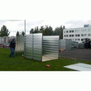 Conteneur de chantier compact, conforme CE et garanti 1 an