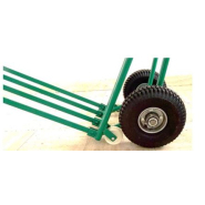 Diable manuel auto-balancé KNUT - capacité 250 kg - structure robuste en acier tubulaire avec pelle pliable_3