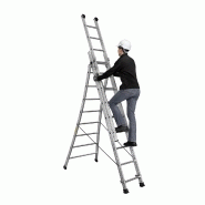 Échelle transformable 3 plans PRT3 - Hauteur 3,05m à 6,70m_3