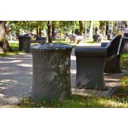 Poubelle publique 003352 - Savona - Komserwis - 70L - Design Aneta Bolisłaga - 75cm de hauteur et 180kg_3