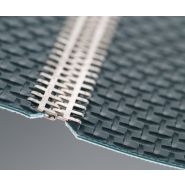 Bandes transporteuses modulaires en PVC - Märtens - avec profils trapézoïdaux et bordures ondulées_3