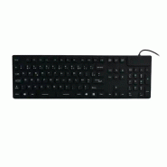 MCL ACK-729/N clavier Universel USB + PS/2 AZERTY Français Noir_3