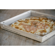 80 barquettes à pizza nomade - 290x290x35 mm - carton micro-cannelure ingraissable avec couvercle rPET_3