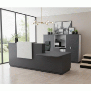 Banque d'accueil Delta Plus avec accès PMR - Mobel Linea - 242, Anthracite, Droite, Non_3