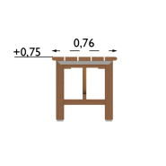 Table publique England réf 8037045 - Hags - Brun - Free Standing_3