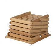 54.0048.7 - Porte-brochures pliant Bambou en bois - VKF Renzel - Format A4 avec 5 compartiments_3