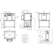 Machine industrielle à glace en écailles épaisse et fine