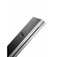 4035 - Porte-brochure double face - Afix Diffusion - Hauteur 173 cm - Structure aluminium anodisé laqué noir_3
