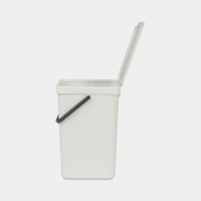 Poubelle tri sélectif Sort & Go 16 litres - Light Grey - Brabantia - Garantie 10 ans_3