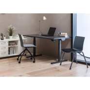 Bureau assis-debout motorisé réglable en hauteur avec une manivelle ou électriquement - DRIVE_3